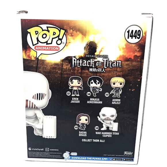 Funko Pop Attack On Titan War Hammer Titan Funko Exclusive 1449 - Picture 4 of 6